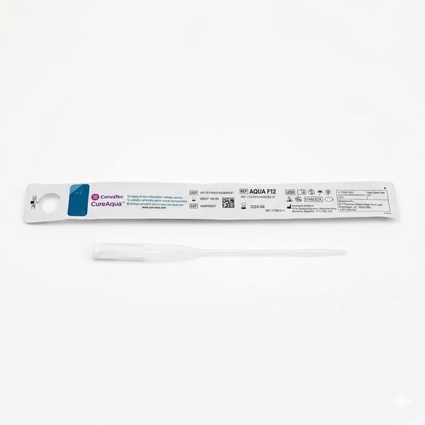 Convatec - Cure Aqua - AQUAF12 - Female Hydrophilic Catheter 12 Fr 