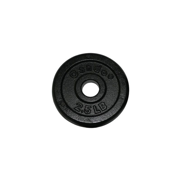 Fabrication Enterprises - Cando - 10-0601 - Iron Disc Weight Plate - 2.5 Lb
