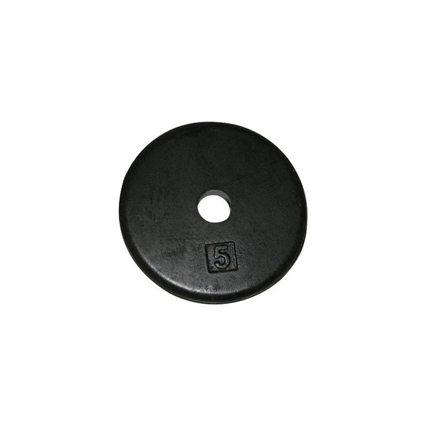 Fabrication Enterprises - Cando - 10-0602 - Iron Disc Weight Plate - 5 Lb
