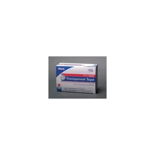 Dukal - Caliber - T15 - Medical Tape Transparent 1 Inch X 1/2 Yard Plastic Nonsterile