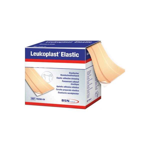 Bsn Medical - Leukoplast Elastic - 7645609 - Adhesive Strip 2 X 1/2 Inch Cross - Material Large Fingertip Tan Sterile