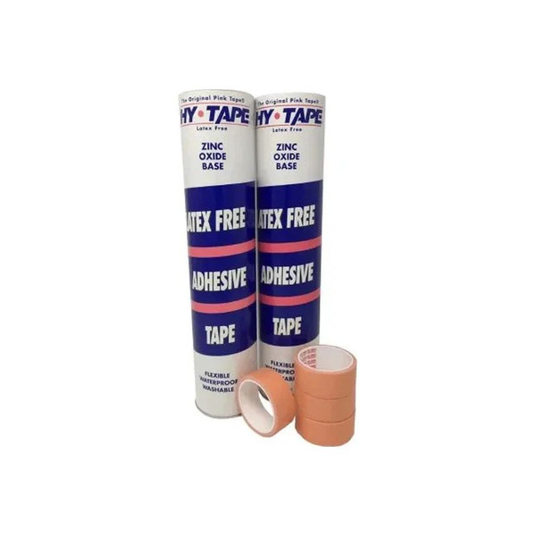 Hy-Tape - 105Blf - International - Original Pink 1/2" X 5 Yds., Waterproof, Flexible, Latex - Free, Zinc Oxide Based Individually D