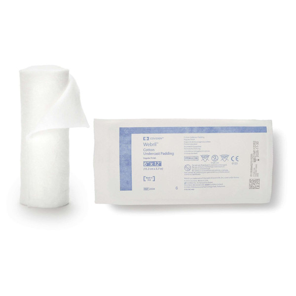 Cardinal Health - Webril - 3175- - Cast Padding Undercast 4 Inch X Yard Cotton Nonsterile 