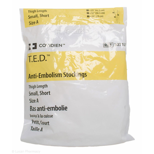 Cardinal Health - T.E.D.Tm - 3634LF - Stocking Anti-Embolism Lf Shtthigh Lg Kendal 