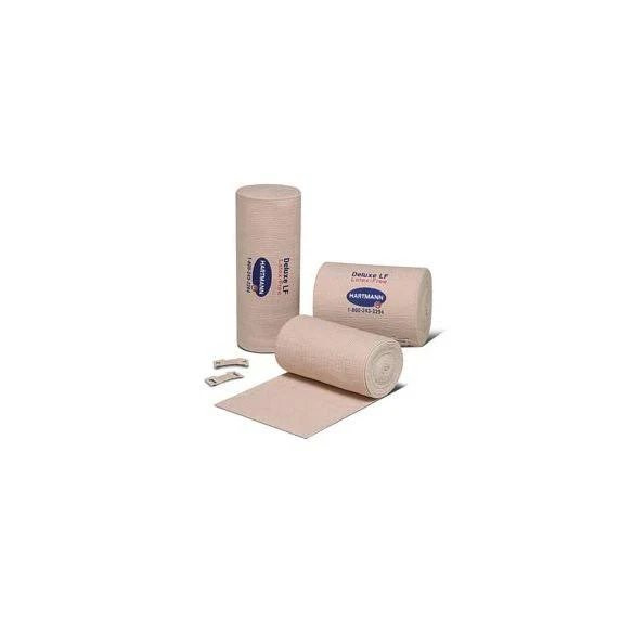 Hartmann - Deluxe Lf - 38300000 - Elastic Bandage 3 Inch X 5 - 1/2 Yard Clip Detached Closure Tan Nonsterile Standard Compression