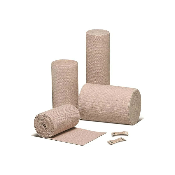 Hartmann - Contex Lf - 54400000 - Elastic Bandage 4 Inch X 5 Yard Clip Detached Closure Tan Nonsterile Standard Compression