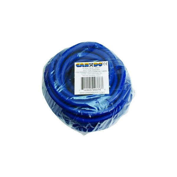 Fabrication Enterprises - Cando - 10-5514 - Low Powder Oct - 14 - Exercise Resistance Tubing Blue 25 Foot Length Heavy