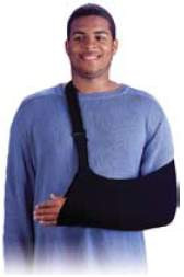 Brownmed - Ultimate Arm Sling - J50201Zl - D - Ring / Hook And Loop Strap Closure Average Adult