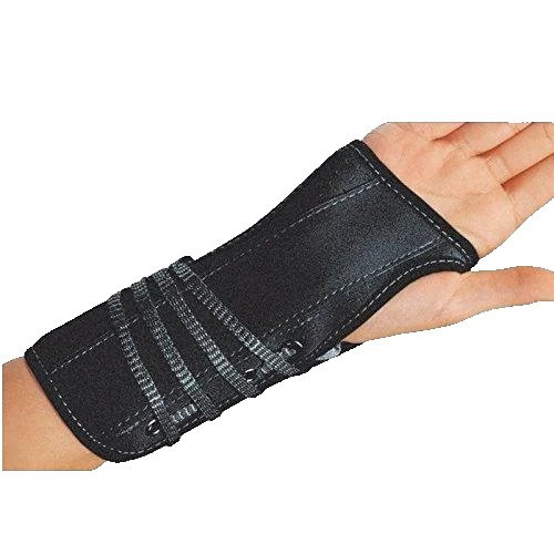 Djo Djorthopedics - Procare - 79-87203 - Wrist Brace Aluminum / Flannel Suede Right Hand Black Small