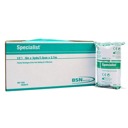 Bsn Medical - Specialist - 7363 - Plaster Bandage 3 Inch X 9 Foot Of Paris White