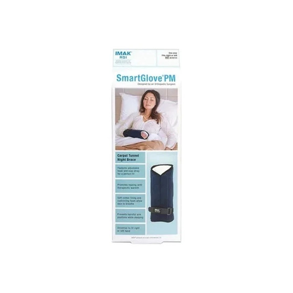 Brownmed - Imak - A10111 - Smartglove Pm, Universal Prevents Hand From Being Held In A Harmful Position While Sleeping Fits Right Or Left Washable Latex - Free.