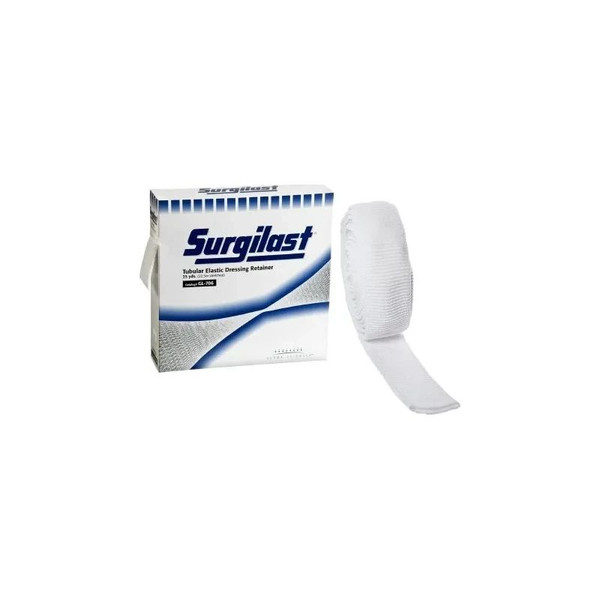 Gentell - Surgilast - Gl-706 - Tubular Elastic Bandage Retainer 19 - 3/4" Size 5 - 1/2 25 Yds., Contain Latex, For Medium Head, Shoulder, Thigh