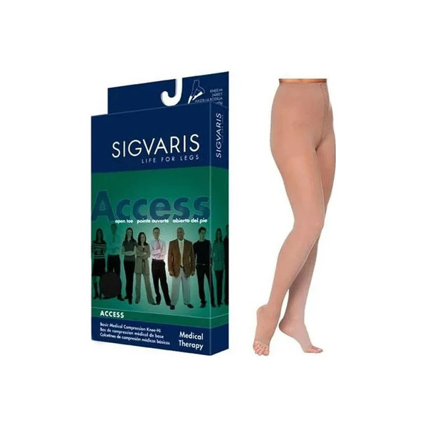 Sigvaris - 972Pllo66 - Access Pantyhose, 20 - 30, Long, Open