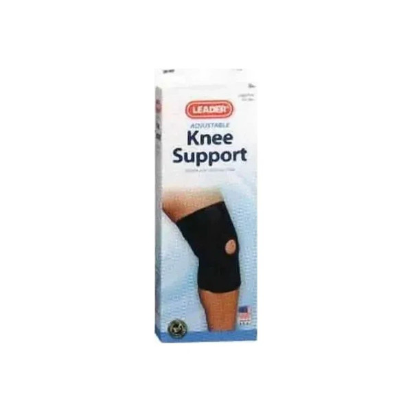 Cardinal Health - 5567 Bla Xl - Leader Neoprene Deluxe Patellar Knee Support, Black, X - Large
