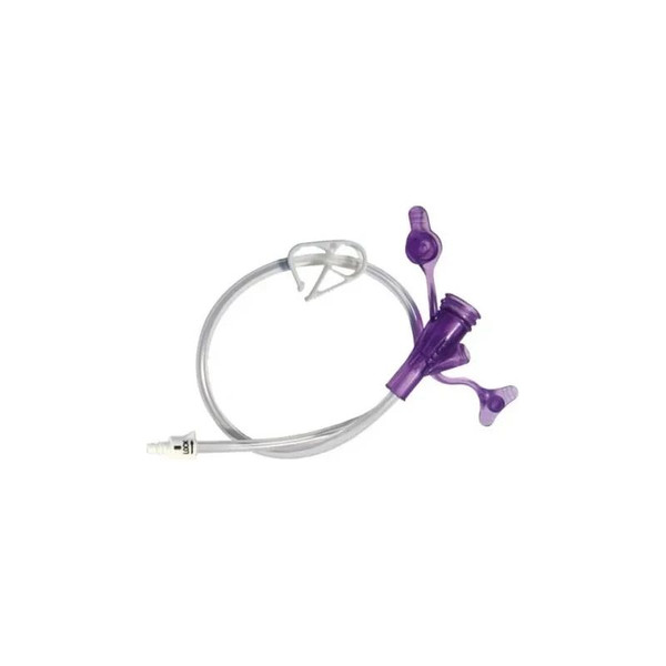 Applied Medical - G-Jet - 6-1212-Isosaf - Technology - Technologies - Gastric Extension Set With Dual Enfit Y - Port 12 Inch Purple Sterile