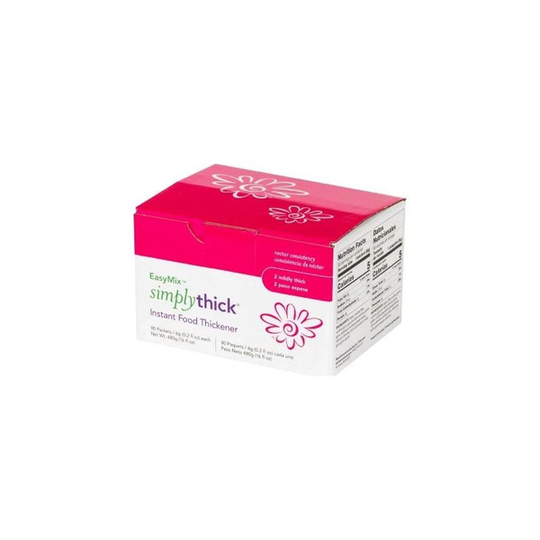 Simply Thick - Stind80L2 - Food And Beverage Thickener 6 Gram Individual Packet Unflavored Gel Iddsi Level 2 Mildly