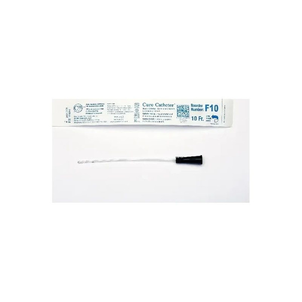 Convatec - Cure Medical - F10 - Catheter Urethral Straight Tip Uncoated Pvc 10 Fr 6 Inch