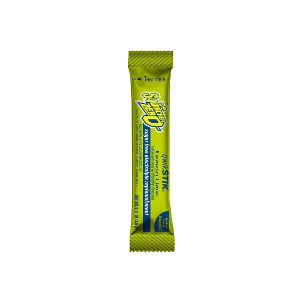 Kent Foods - Sqwincher Quik Stik Zero - 159060106 - Oral Electrolyte Solution Lemon - Lime Flavor 0.11 Oz.