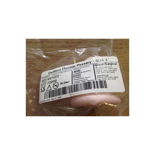 Cooper Surgical - Mxpge2- Pessary Milex Gellhorn / Flexible Silicone