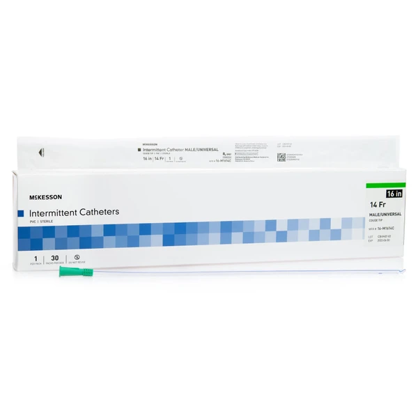Mckesson - 16-M1612C - Catheter, Ureth Coude Uncoatedpvc 12Frx16"