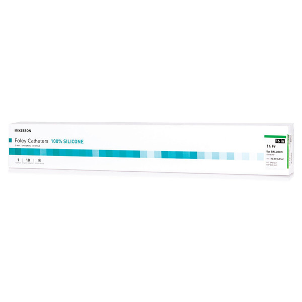 Mckesson - 16-Sfol514 - Catheter, Foley Strt Tip 100% Sil 14Fr 5Cc