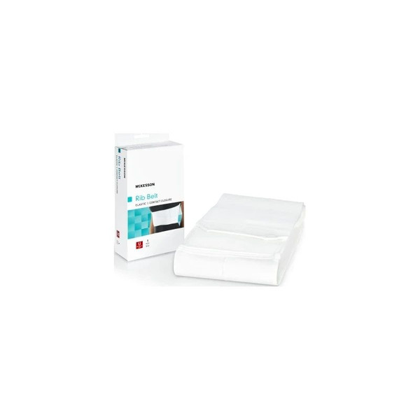 Mckesson - 155-81-97150 - Rib Belt One Size Fits Most Hook And Loop Closure 28 To 50 Inch Waist Circumference 6 Height Adult