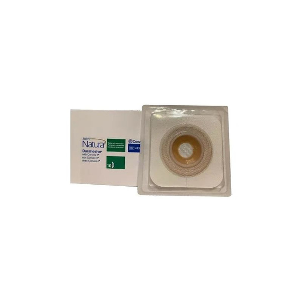 Convatec - Sur-Fit Natura - 411802 - Durahesive Ostomy Barrier Moldable Extended Wear Without Tape 45 Mm Flange System Hydrocolloid 7/8 To 1 - 1/4 Inch Opening