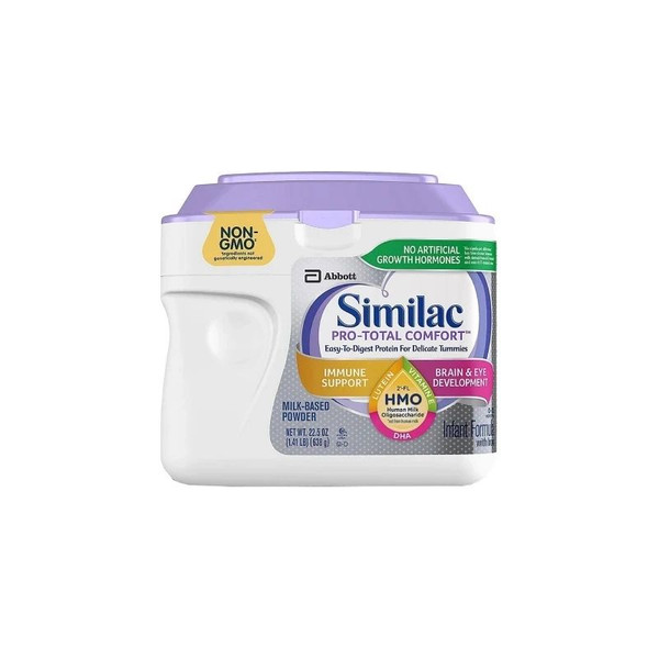 Abbott - Similac 360 Total Care - 68107 - Pro - Comfort Nutrition - Infant Formula Unflavored 20.1 Oz Canister Powder Iron Lactose Sensitivity