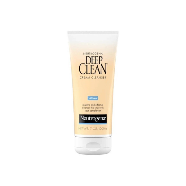 Johnson & - Neutrogena Deep Clean - 07050106095 - Sales - Facial Cleanser Cream 7 Oz Tube Scented