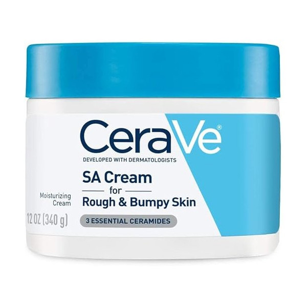 Loreal - Cerave - 60600053771 - Sa Cream For Rough And Bumpy Skin Hand Body Moisturizer 8 Oz Pump Bottle Unscented Lotion