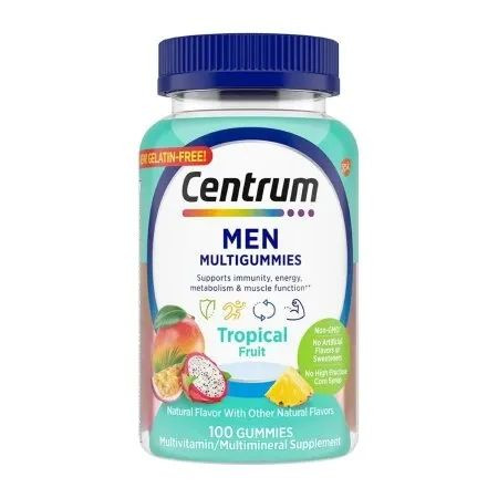 Glaxo Consumer Products - 30573128635 - Centrum, Gummies Men Astd Nat Fruit Flavors