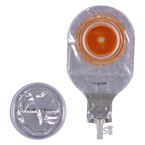 Coloplast - Assura - 12800 - Post - Op Ostomy Pouch One - Piece System 13 - 70 Mm Stoma Drainable Flat Trim To Fit