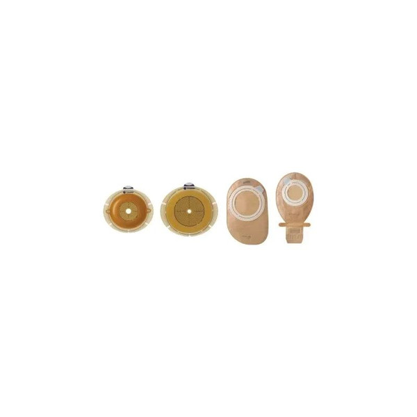 Coloplast - Sensura Flex - 11312 - Ostomy Barrier Precut Standard Wear Double Layer Adhesive 35 Mm Flange Green Code System 7/8 Inch Opening