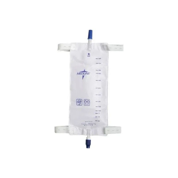 Medline - Dynd12578 - Urinary Leg Bag Anti - Reflux Valve Sterile Fluid Path 950 Ml Vinyl