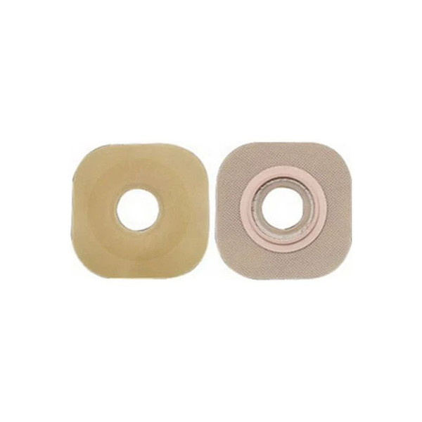 Hollister - New Image Flextend - 16106 - Ostomy Barrier Precut Extended Wear Without Tape 44 Mm Flange Green Code System Hydrocolloid 1 - 1/4 Inch Opening