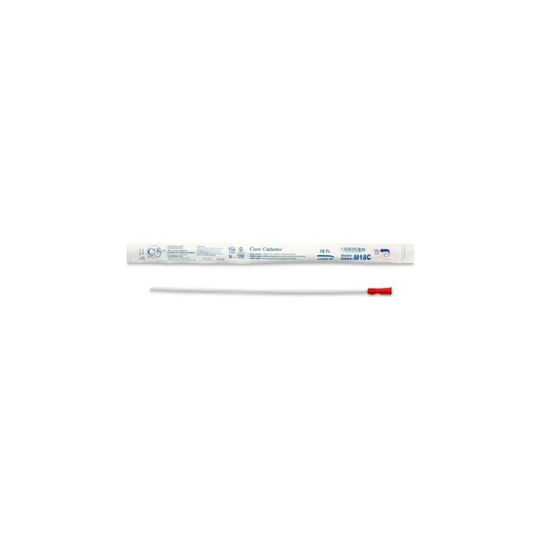 Convatec - Cure Medical - M18C - Catheter Urethral Coude Tip Uncoated Pvc 18 Fr 16 Inch