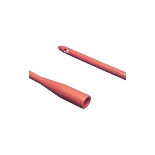 Cardinal Health - Dover - 8422 - Urethral Catheter Straight Tip Hydrophilic Coated Red Rubber 22 Fr 12 Inch