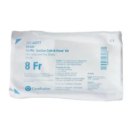 Sun Med - Airlife Cath-N-Glove - 4897T - Kit, Sctn W/2Glv 8Fr Carfus