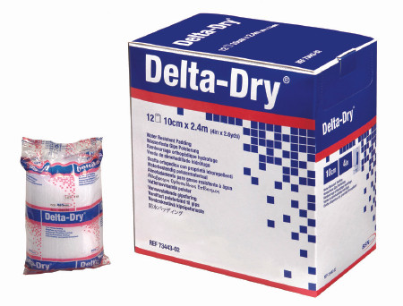 Bsn Medical - Delta-Dry - 7344302 - Cast Padding Undercast / Water Resistant 4 Inch X 2.6 Yard Synthetic Nonsterile