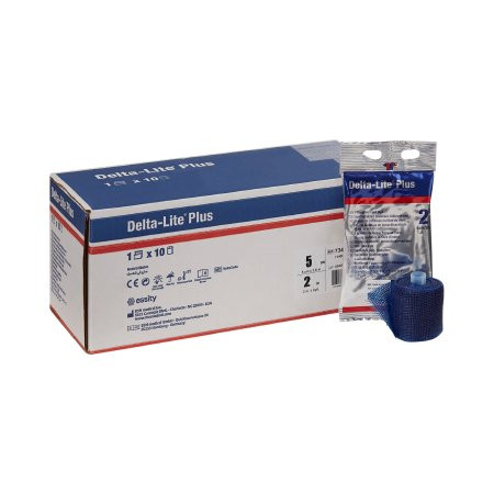 Bsn Medical - Delta-Lite - 7345820 - Plus Cast Tape 2 Inch X 12 Foot Fiberglass / Resin Deep Blue