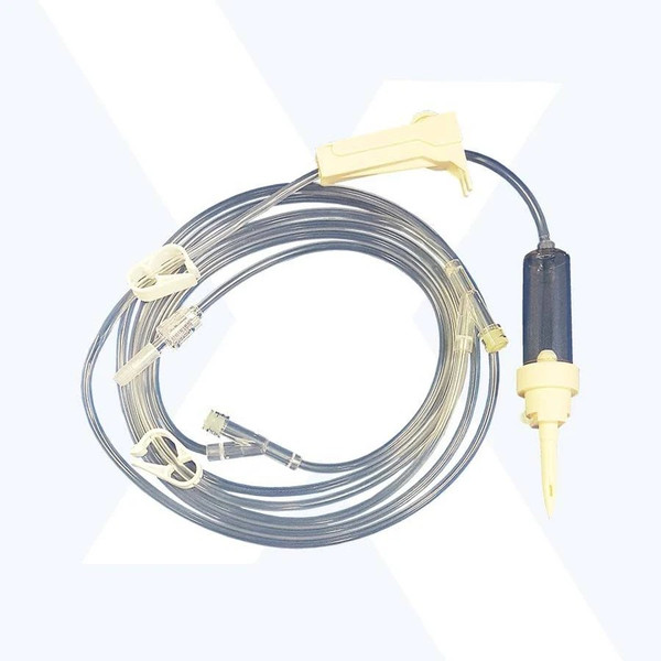 Exel - 29088 - Iv Administration Set, 15 Drops, Combination Vented/ Non - Vented, 2 Y Injection Sites, Option Lock, Roller Clamp, Occlusion Clamps, Tube