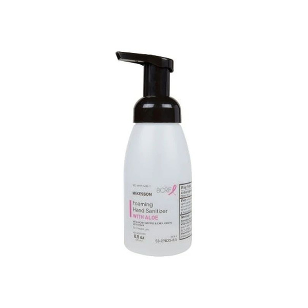 Mckesson - 53-29033-8.5 - Hand Sanitizer With Aloe Oz Ethyl Alcohol Foaming Pump Bottle