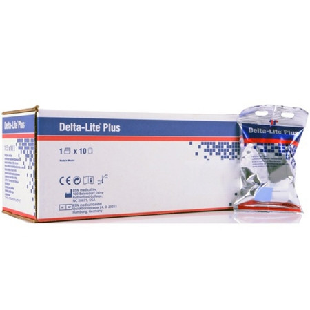 Bsn Medical - Delta-Lite - 7345835 - Plus Cast Tape 2 Inch X 12 Foot Fiberglass / Resin Light Blue