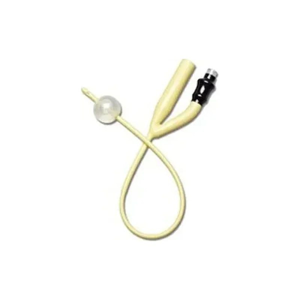 Medline - Dynd11706 - Foley Catheter 2-Way Standard Tip 3 Cc Balloon 6 Fr Silicone Coated Latex