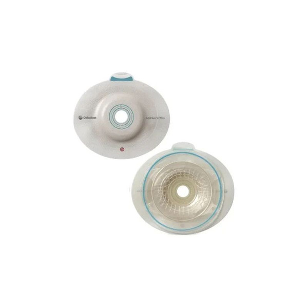 Coloplast - Sensura - 16911 - Mio Click Ostomy Barrier Trim To Fit Extended Wear Elastic Adhesive 50 Mm Flange Red Code System 5/8 1 - 3/16 Inch Opening