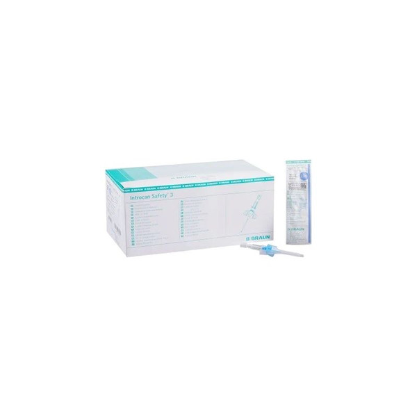 B. Braun - Introcan Safety 3 - 4251128-02 - 425112802 - Catheter, Iv Sfty 3Clsd 22Gx1