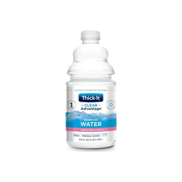 Kent Foods - Thick-It Clear Advantage - B450-A5044 - Thickened Water 64 Oz Bottle Unflavored Liquid Iddsi Level 2 Mildly