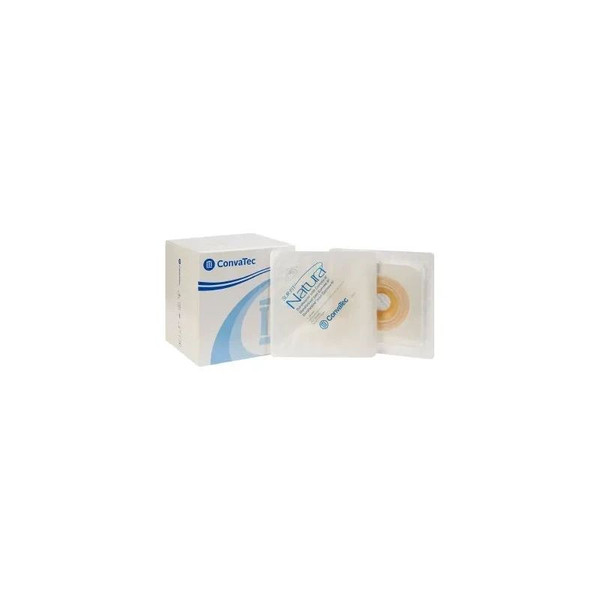Convatec - Sur-Fit Natura - 413181 - Ostomy Barrier Precut Extended Wear Durahesive White Tape 45 Mm Flange System Hydrocolloid 1 Inch Opening 4 - 1/2 X