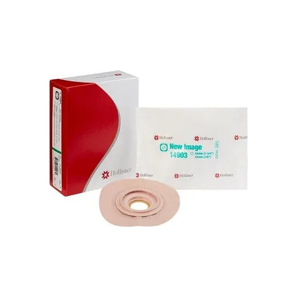 Hollister - Flextend - 14903 - Ostomy Barrier Precut Extended Wear Adhesive Tape 44 Mm Flange Green Code System Hydrocolloid 7/8 Inch Opening