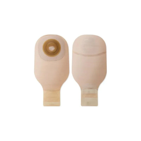 Hollister - Premier Flextend - 8663 - Ostomy Pouch One - Piece System 12 Inch Length 1 - 1/8 Stoma Drainable Soft Convex Pre - Cut